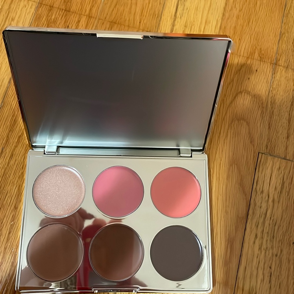 Iconic London multi use cream blush, bronze, highlighter palette (no box)